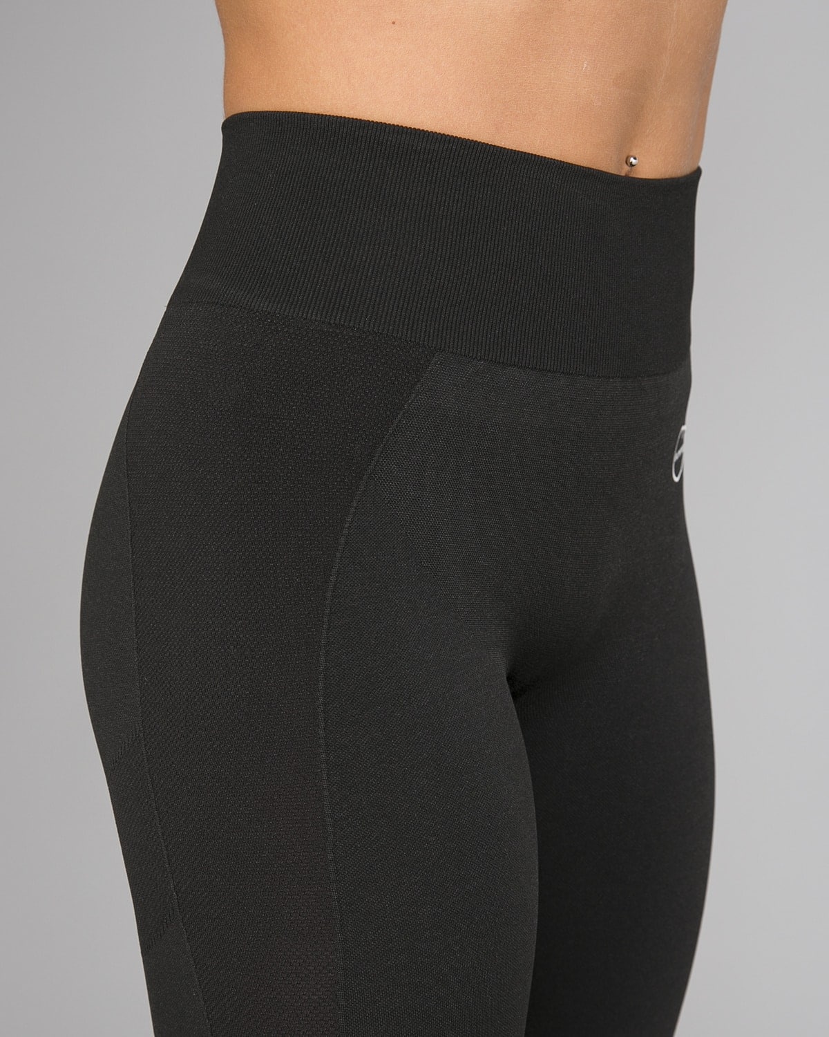 Bumpro Tights Power Up! Black &amp; Green Melange (2-pack)