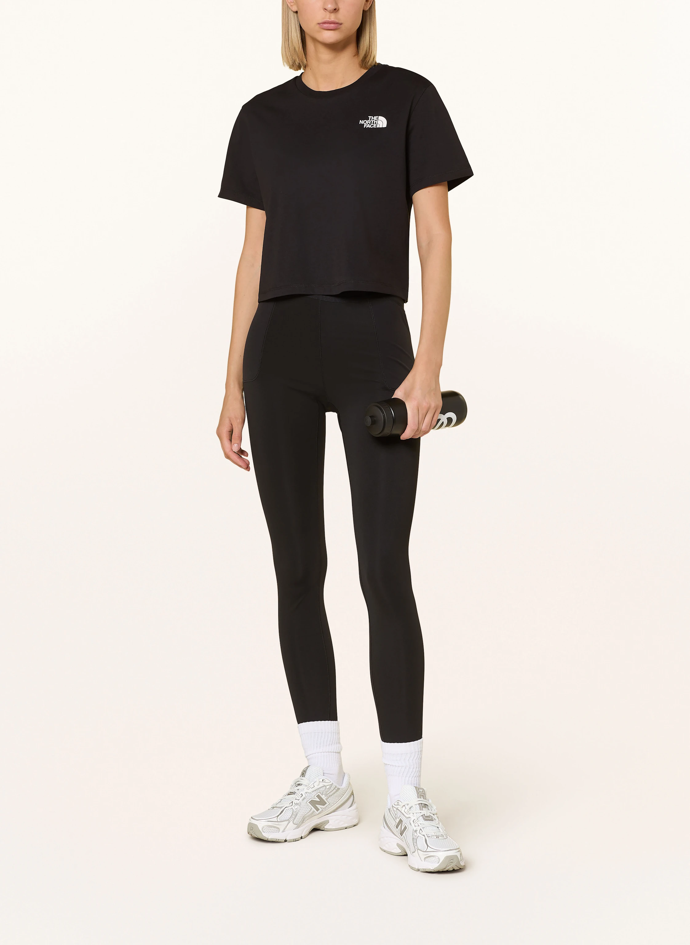 THE NORTH FACE T-Shirt SIMPLE DOME CROPPED