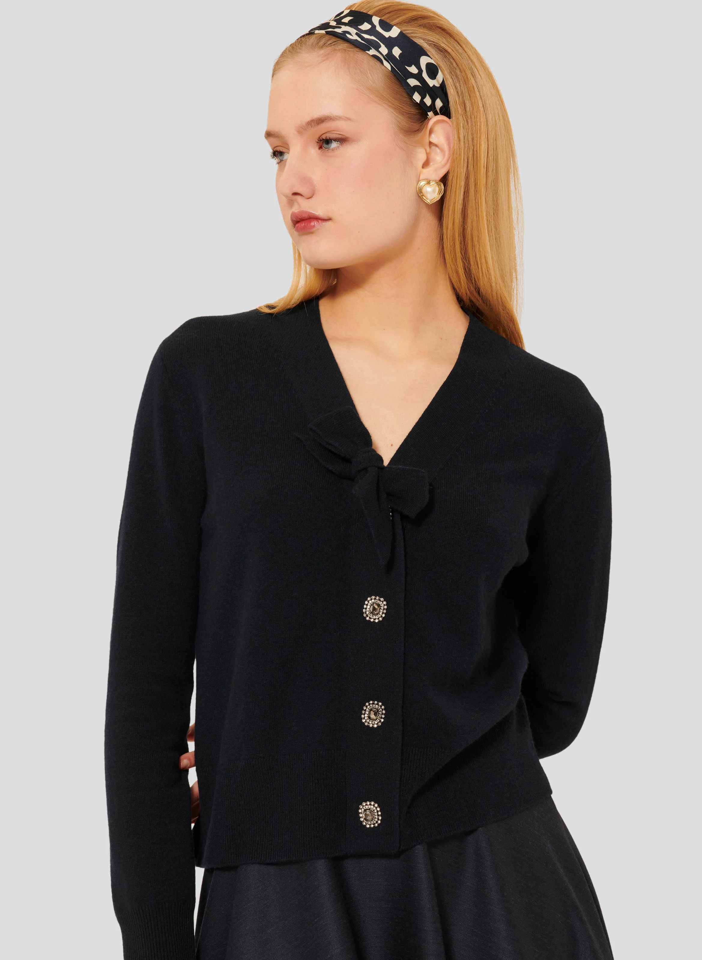 GERMAIN - Gilet droit en laine | Bleu