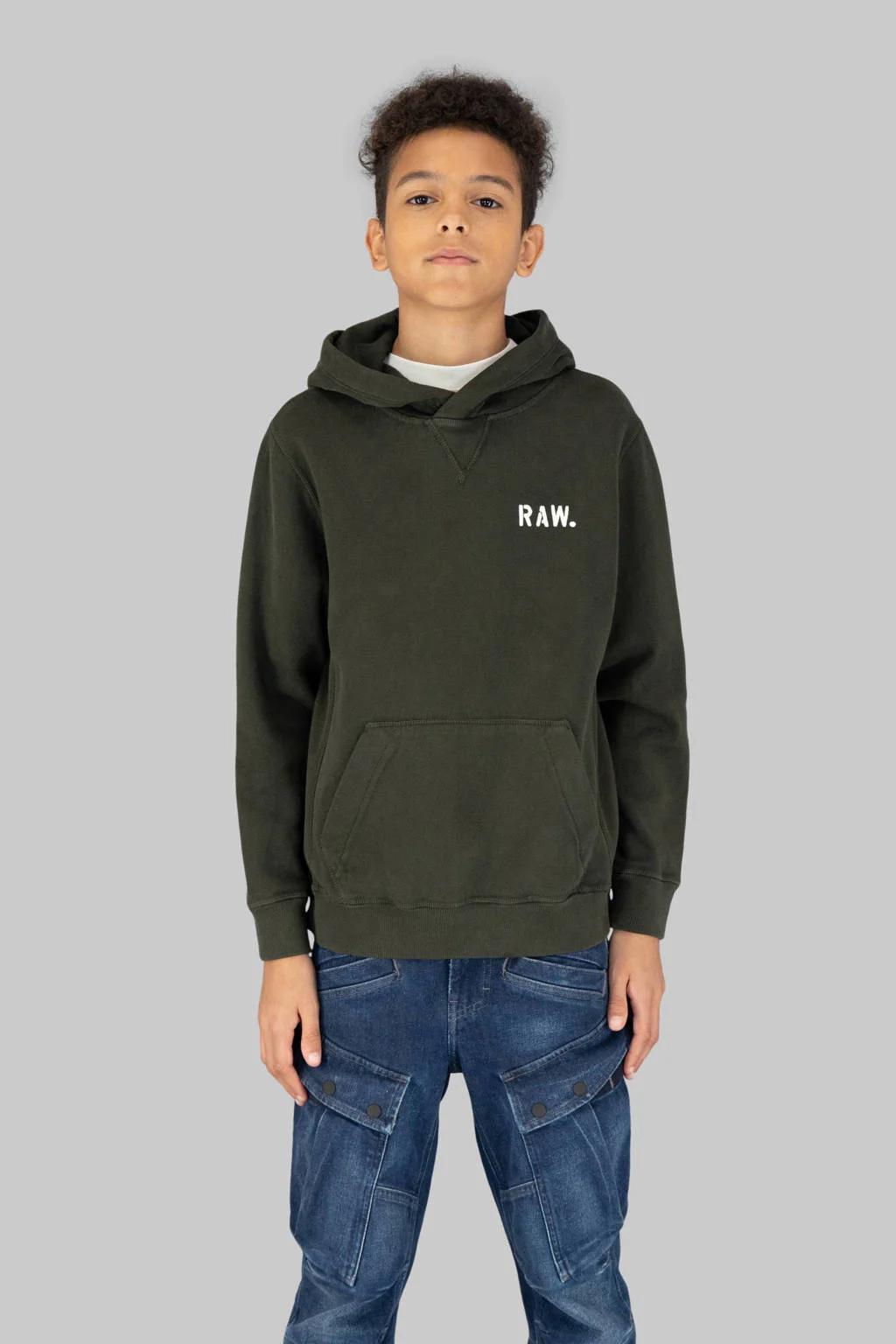 G-STAR hoodie donkergroen