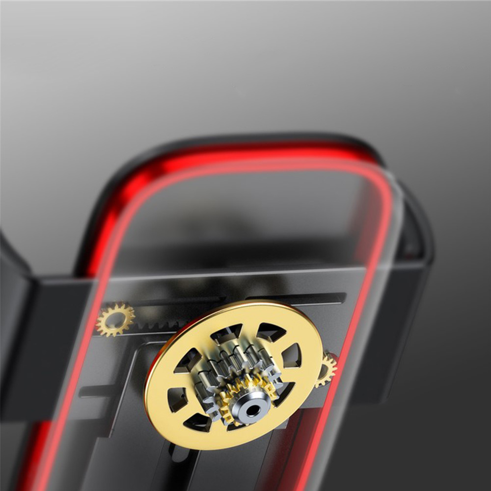 Verstellbare Auto KFZ Smartphone Halterung für Air Frame Lüftungsgitter mit Schwerkraft-Mechanismus - Schwarz