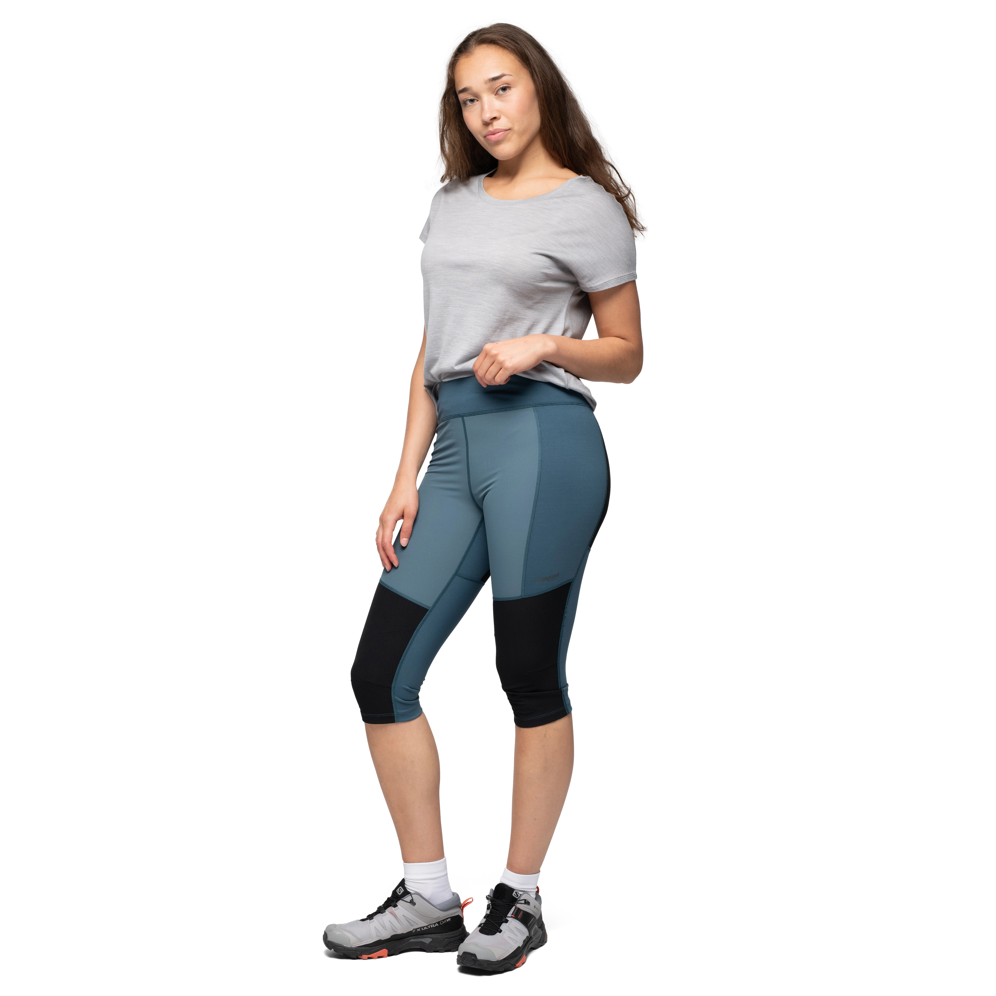 Fløyen ¾ Outdoor Tights Women Orion Blue