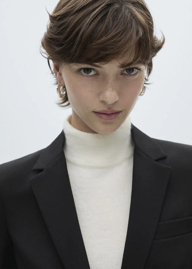 MANGO BLAZER. -- BOREAL Black