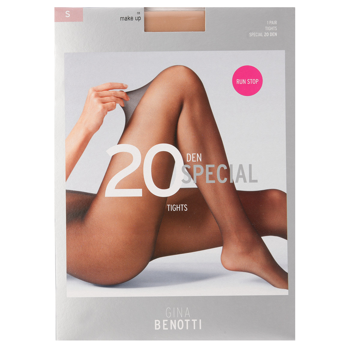 Gina Benotti Damen Feinstrumpfhose mit Laufmaschenstopp make up