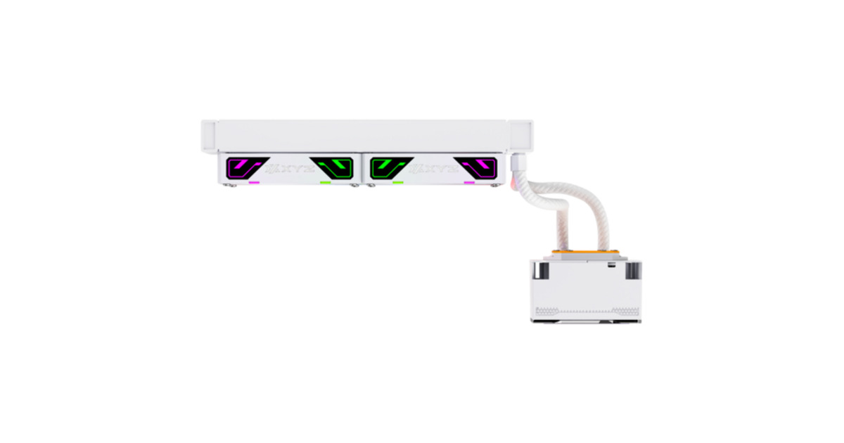 XYZ PC GearHydroview AIO 240 waterkoeling  (Wit, ARGB, PWM)