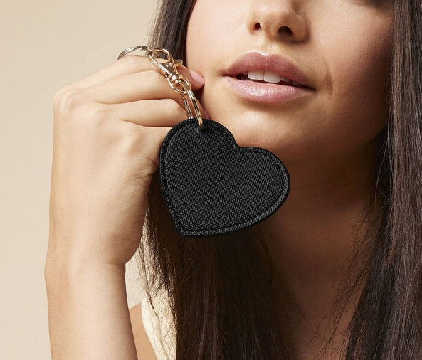BAG BASE BG746 - Porte-Clés Cœur Élégant en Similicuir