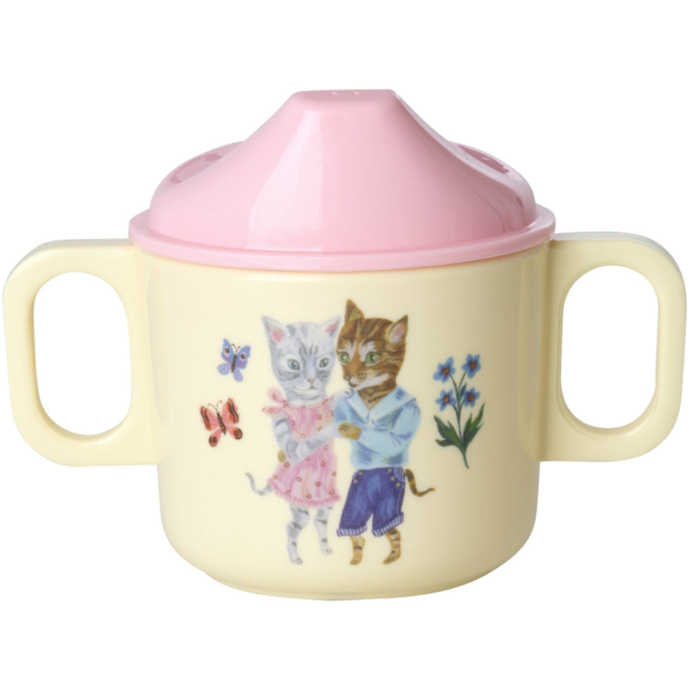 Køb Rice Nathalie Lété Theme Pink Melamine 2 Håndtag Tudekop