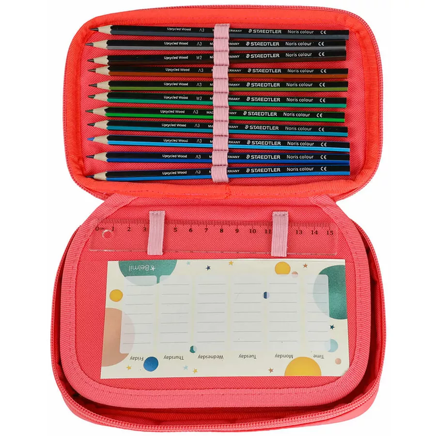 Belmil Schulranzen Premium Smarty Plus Set 5-teilig Rose Quartz