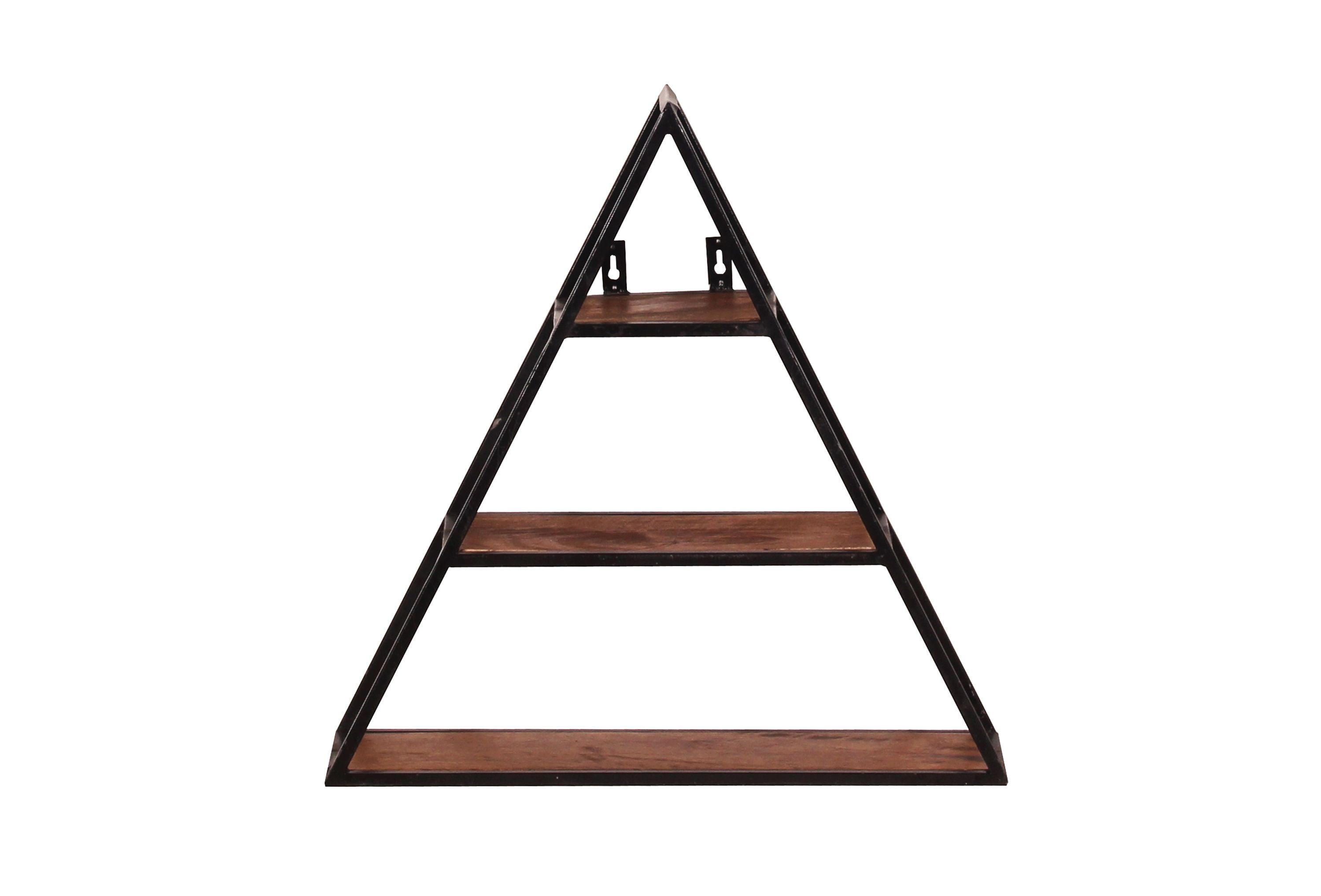 Wandregal Panama Mangoholz Metall Wandboard Ablage Regal Hängeregal Bücherregal