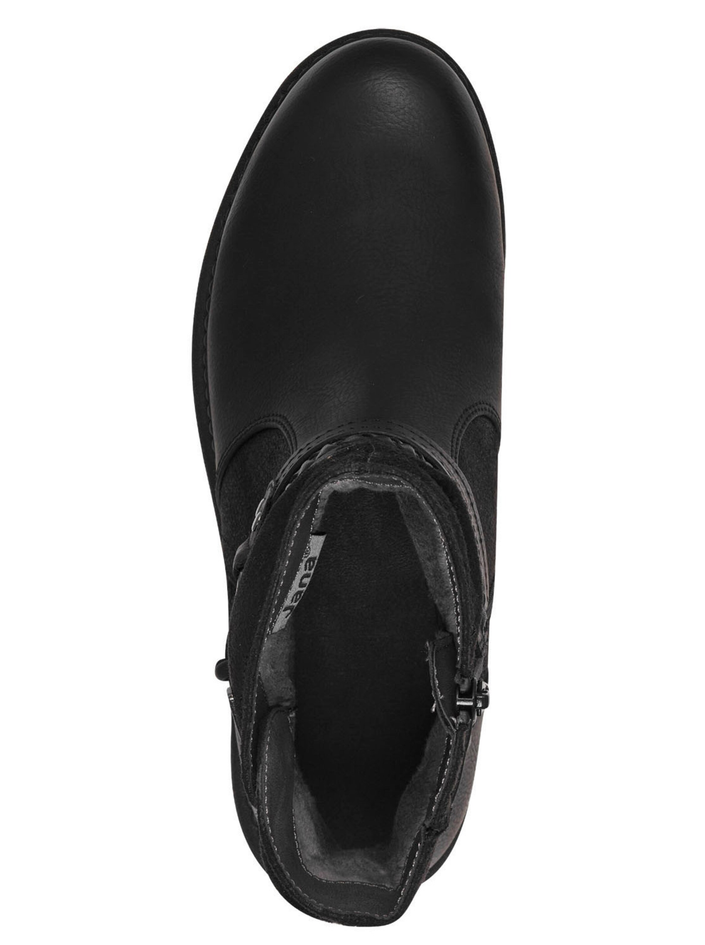 Jana Stiefelette in schwarz