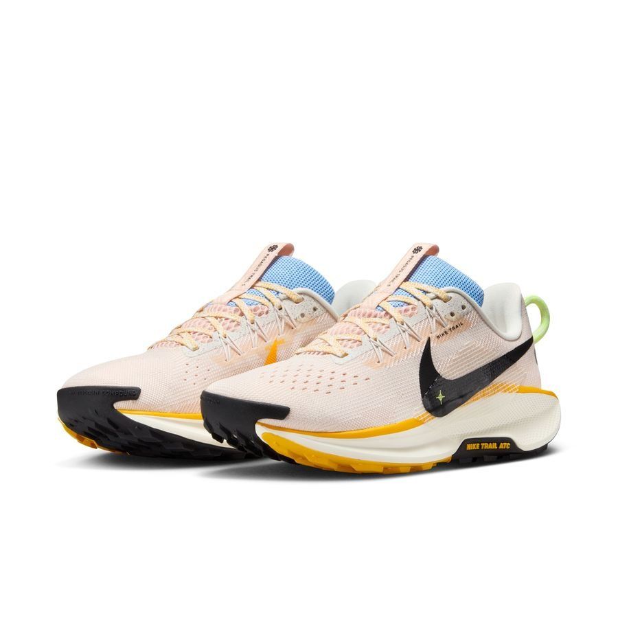 Nike Chaussures de Running Pegasus Trail 5 - Blanc/Noir/Rouge/Jaune Doré Femme