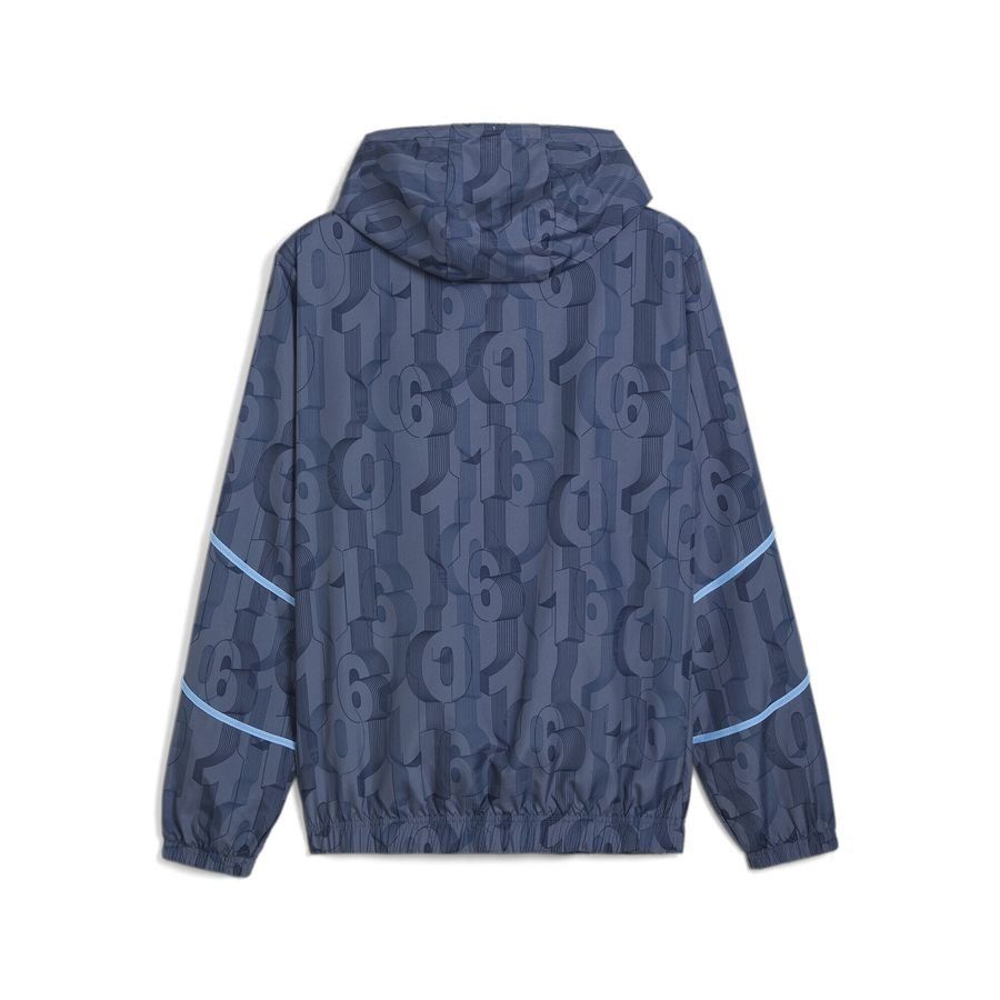Manchester City Veste Avant-Match Woven Anthem - Inky Blue/Bleu Clair