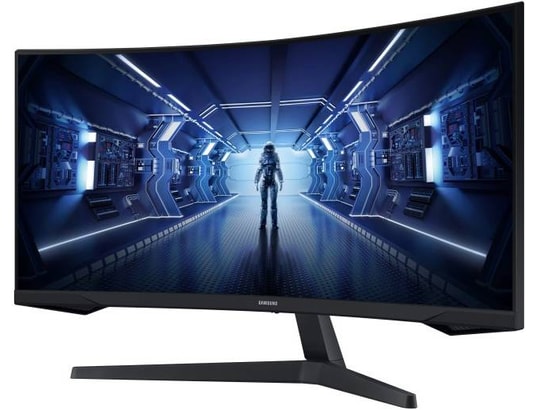 SAMSUNG - Ecran PC Gamer 34 pouces incurvé Odyssey G5 C34G55TWWP