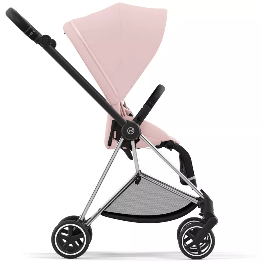 cybex PLATINUM Kombikinderwagen New Mios Chrome Black Peach Pink