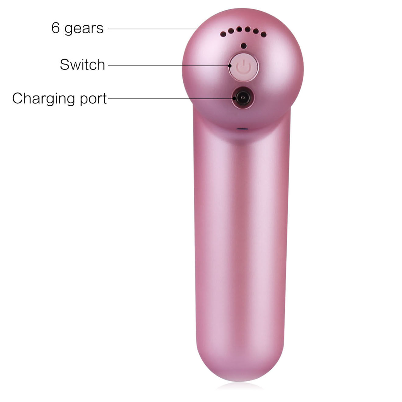 Paloma Beauties Mini Pistolet de Massage rose