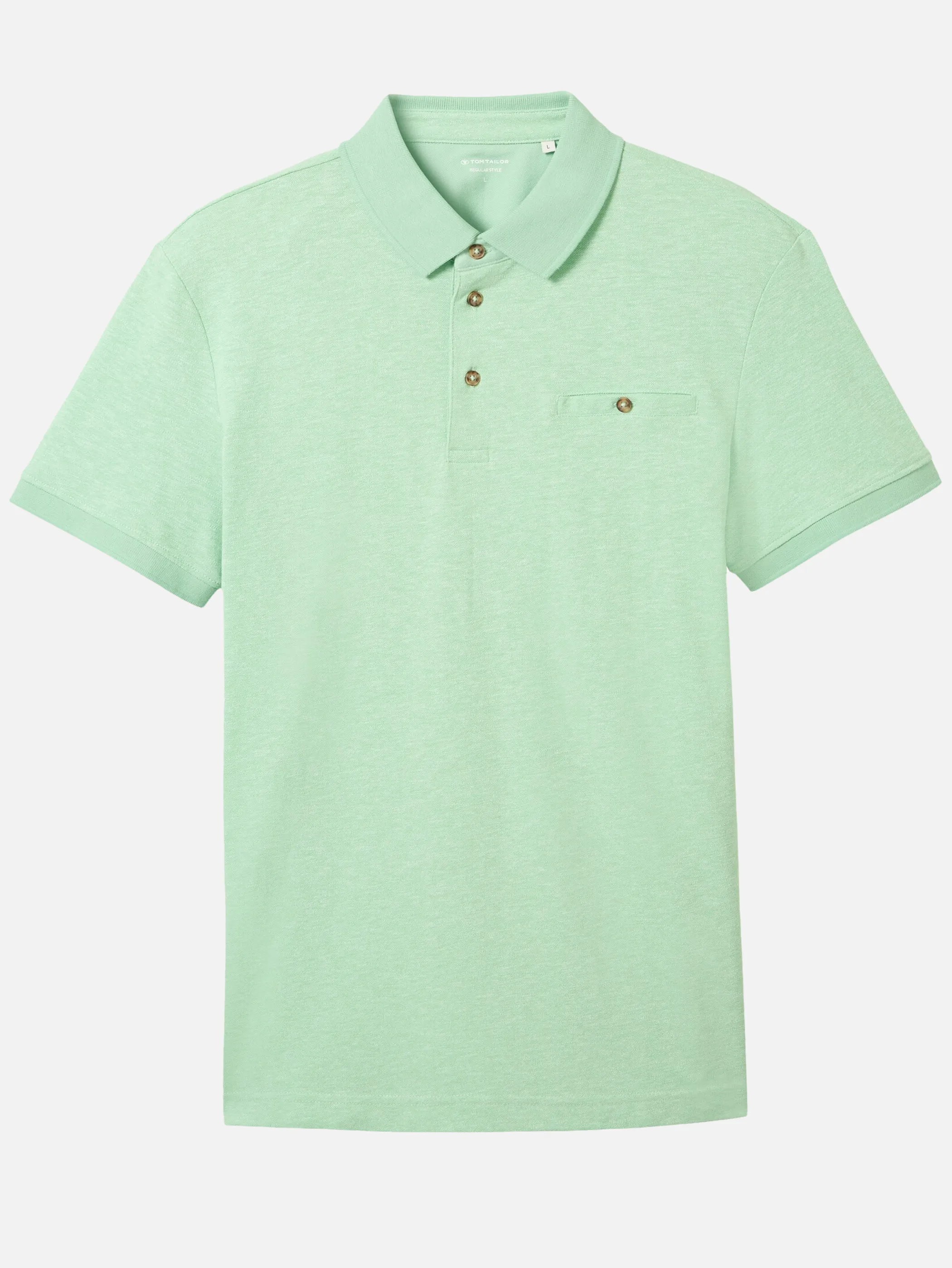 Herren Poloshirt unifarben