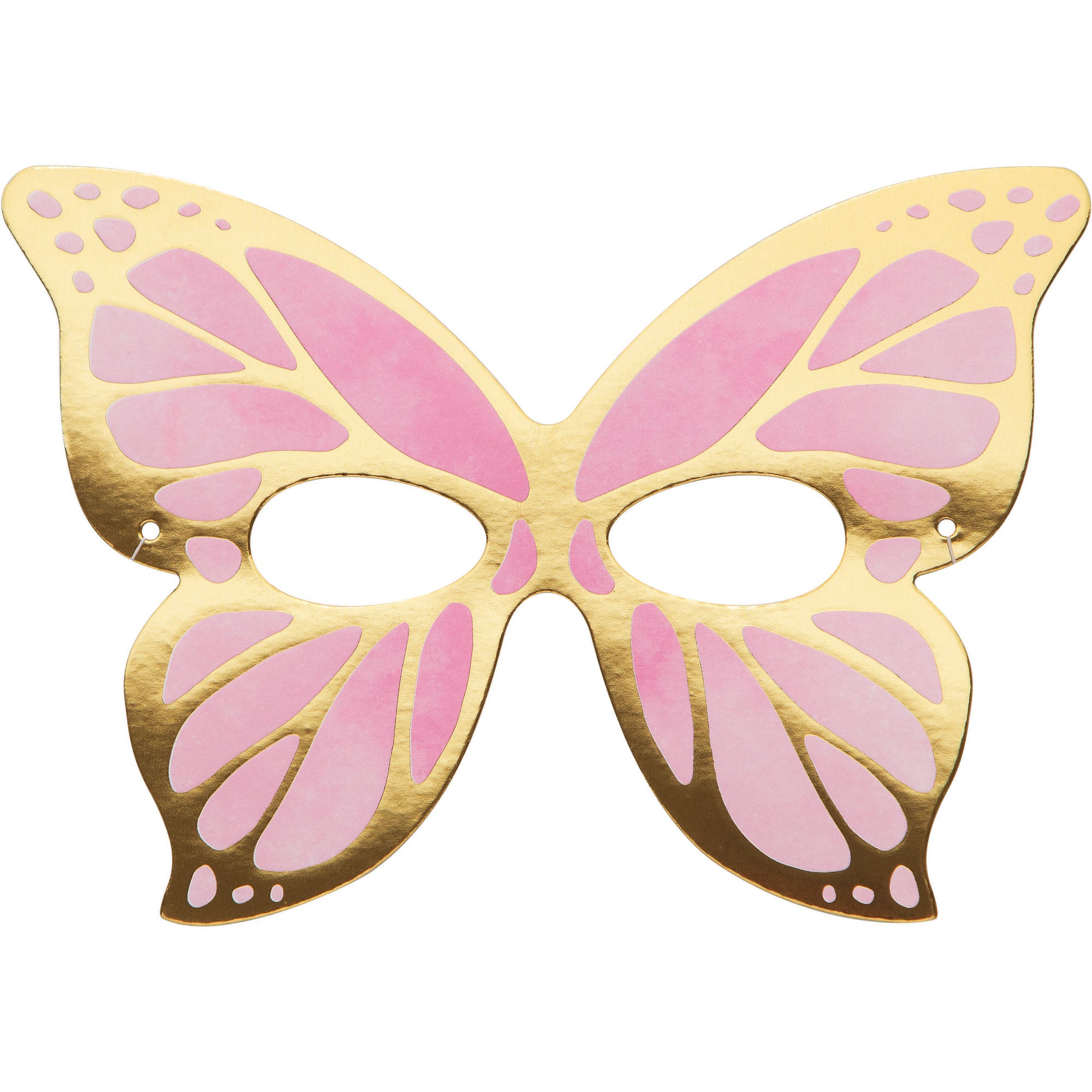 Gekleurde Vlinder Maskers 19cm 8st