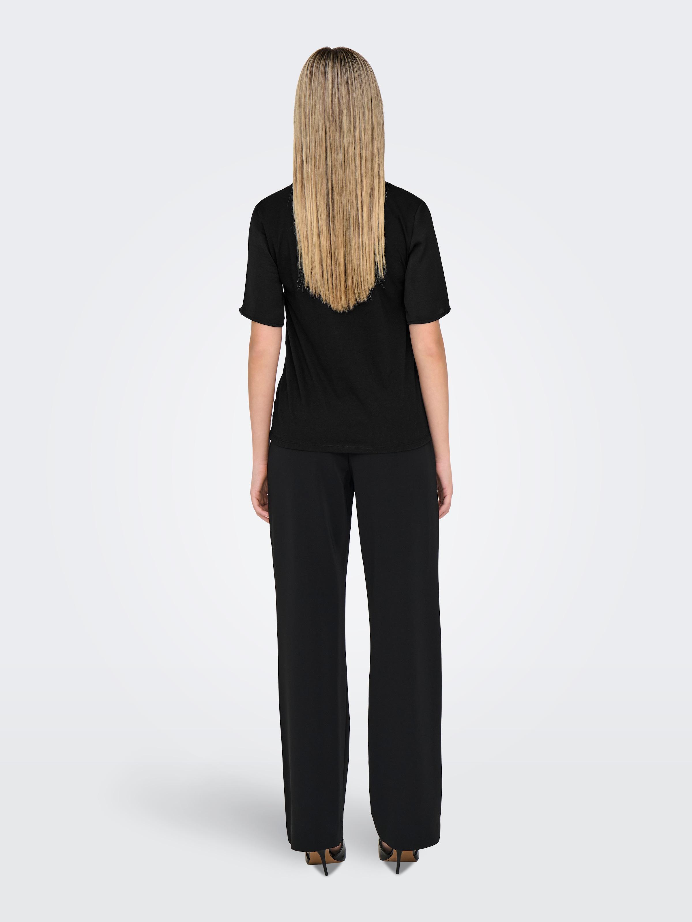 ONLY V-Shirt »ONLAVA LIFE S/S CHAIN V-NECK TOP JRS«