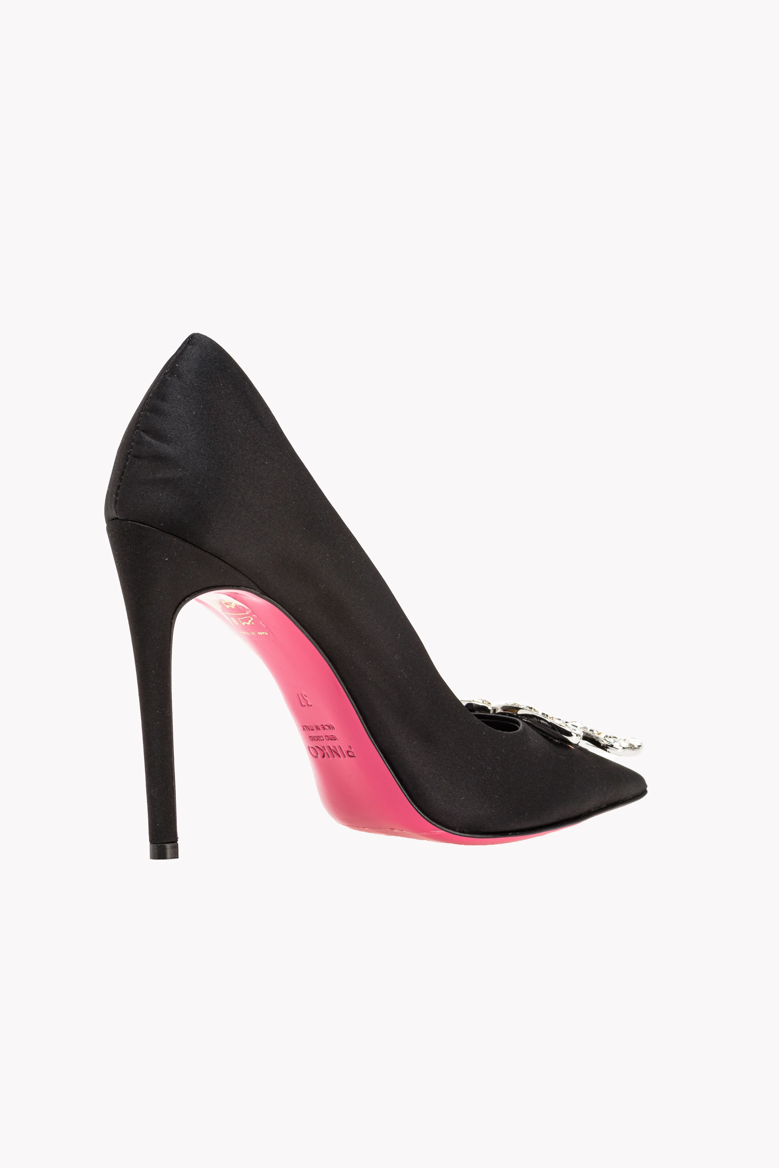 Escarpins bijoux love birds | Noir