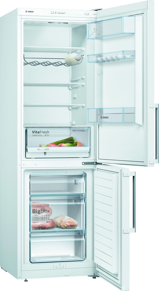 Bosch Serie 4 kølefryseskab KGV366WEP (hvid)