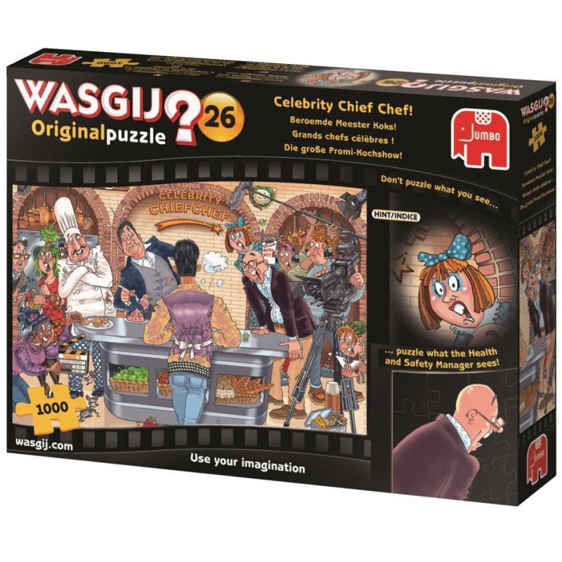 Puzzle 1000 Wasgij Celebrity Chef