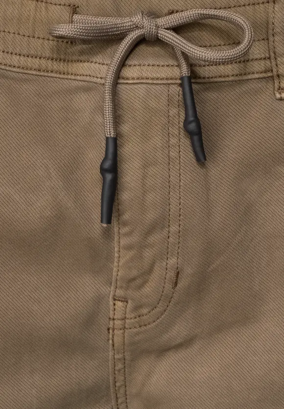 Relaxed Fit Cargo Hose - dune brown