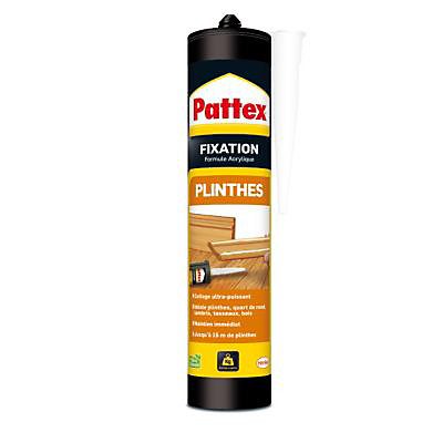 Colle Pattex fixation plinthes