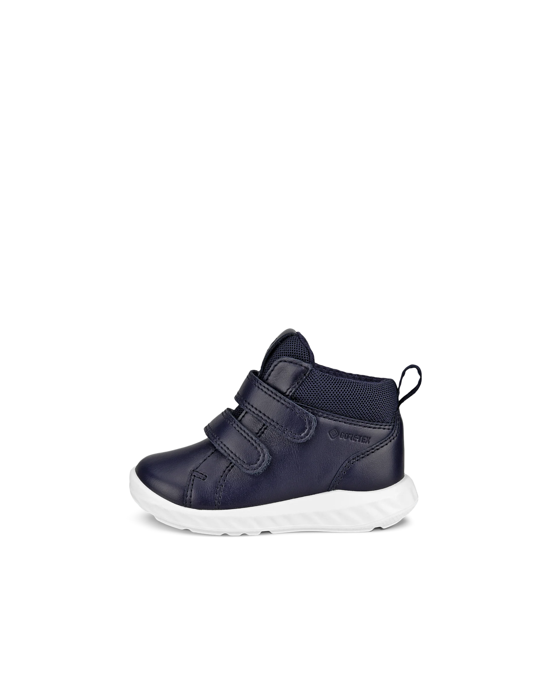 ECCO SP.1 LITE INFANT Kinder Gore-Tex Ledersneaker mit Klettverschluss Marineblau