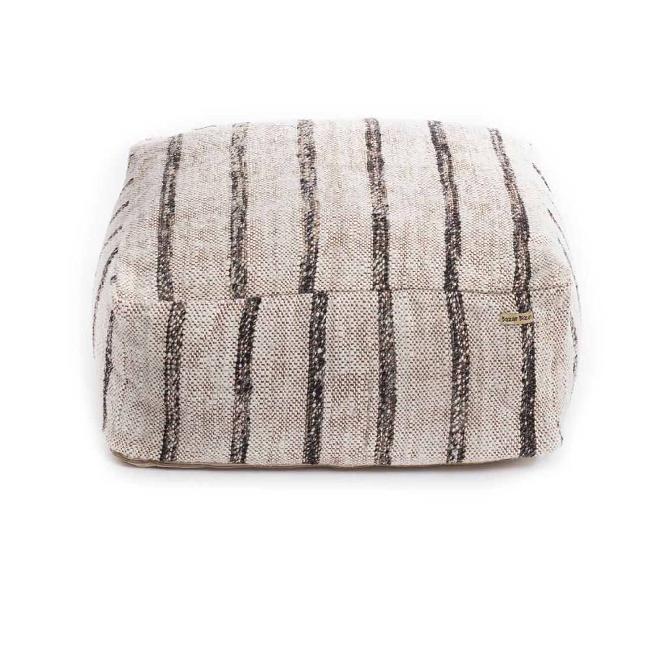 Bazar Bizar Pouf Oh my gee blanc - 60x60x25 cm