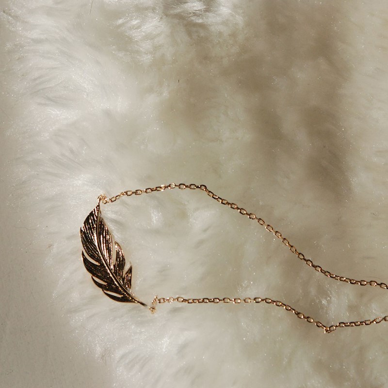 Collier chaîne fantaisie PLUME - Lorenzo R