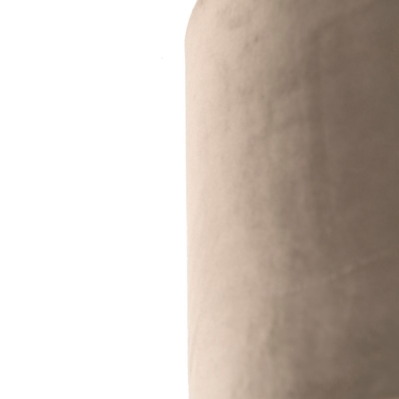 Velours lampenkap taupe 50/50/25 met gouden binnenkant
