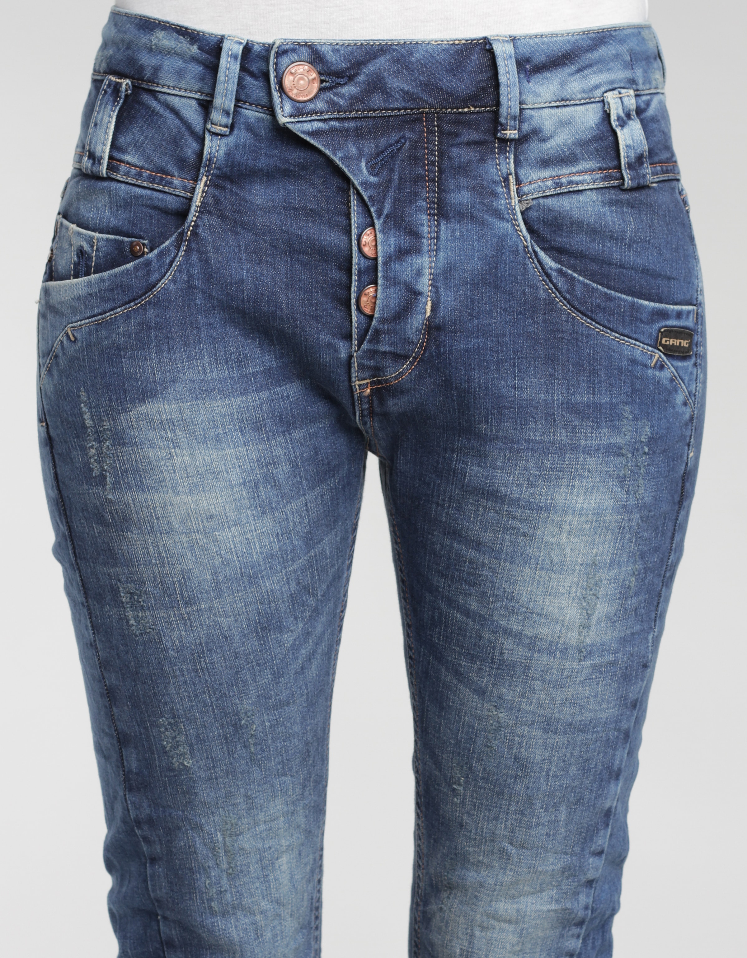 GANG Slim-fit-Jeans »94MARGE« mit besonderem 4-Knopf-Verschluss
