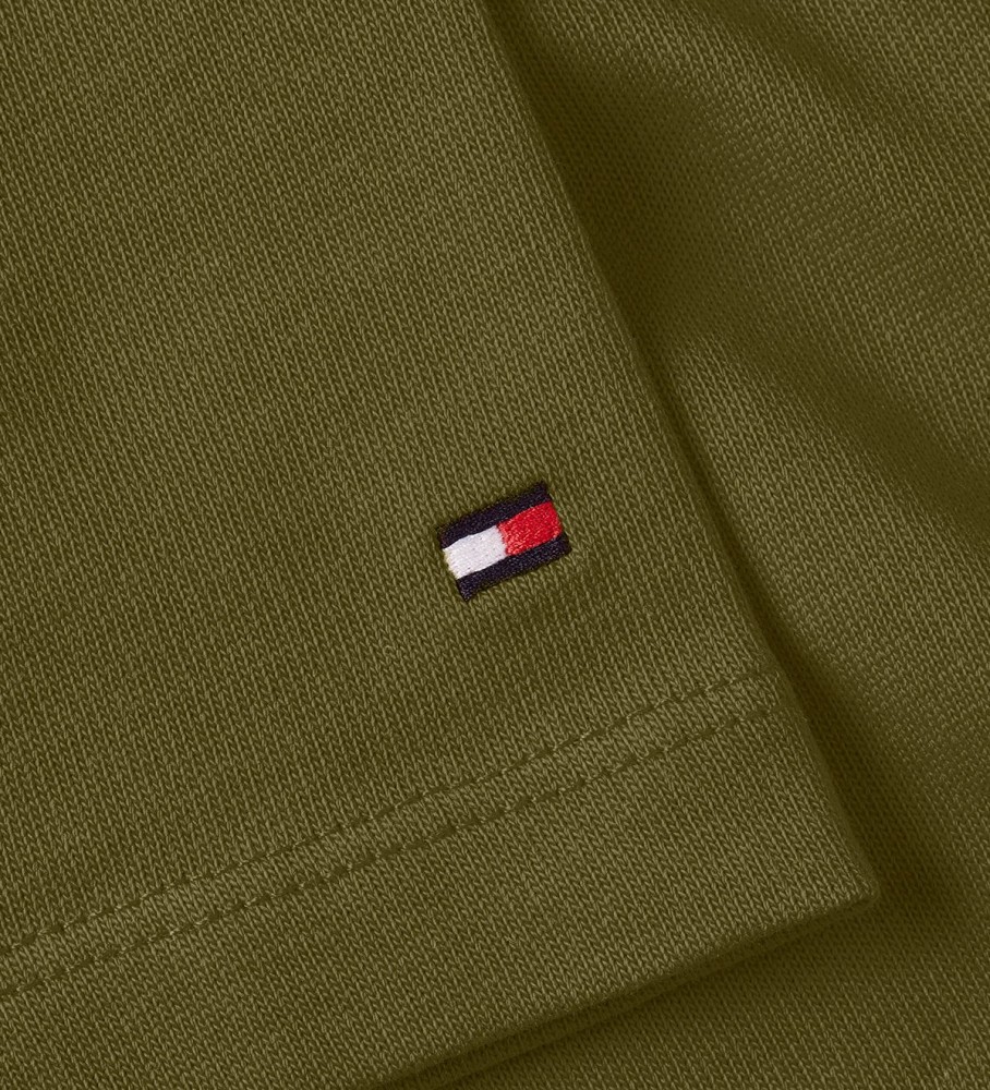 Camiseta verde Tommy Hilfiger com estampa 