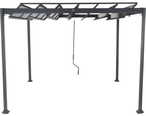 Florence Paviljoen 300x300 cm antraciet