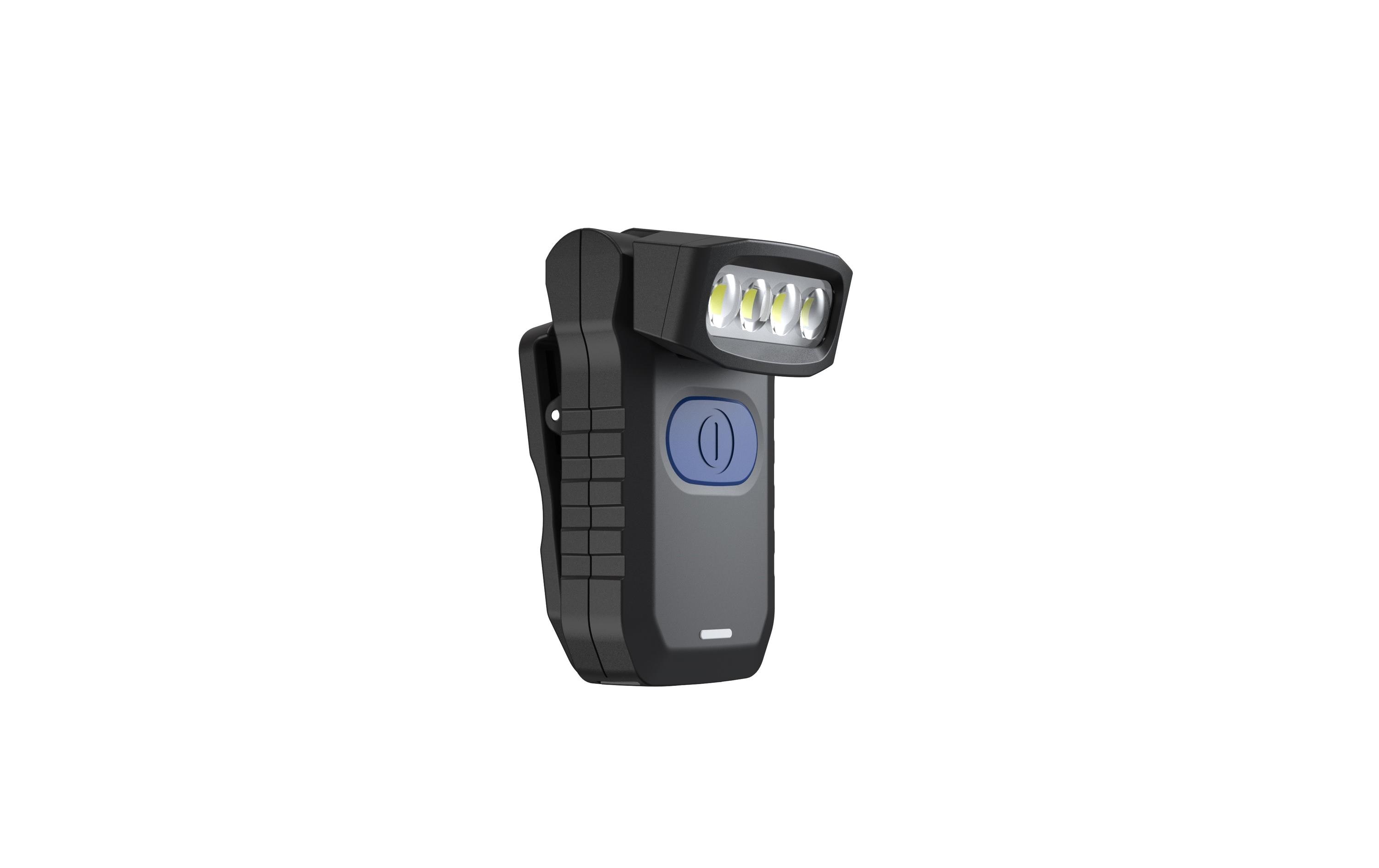 Taschenlampe LED Scout 350 lm, IP65Wiederaufladbare multifunktionale Clipleuchte mit schwenkbarem Licht