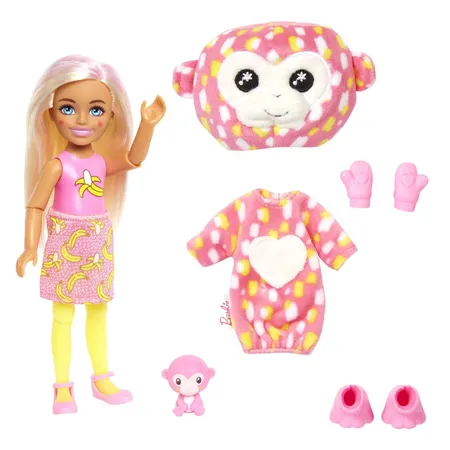 Barbie Cutie Reveal Chelsea Dschungel Serie - Affe