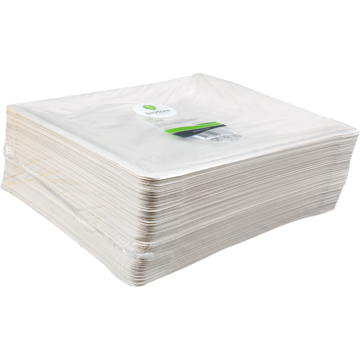 Biodore Bord, vierkant, 1-vaks, karton, 23x23cm, wit
