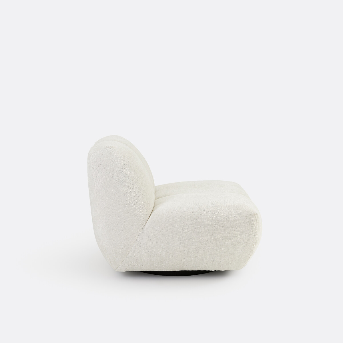 LA REDOUTE INTERIORS<br>Poltrona giratória, veludo grosso, Nuria