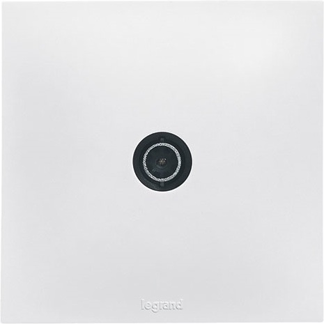 Prise TV simple - Neptune - blanc