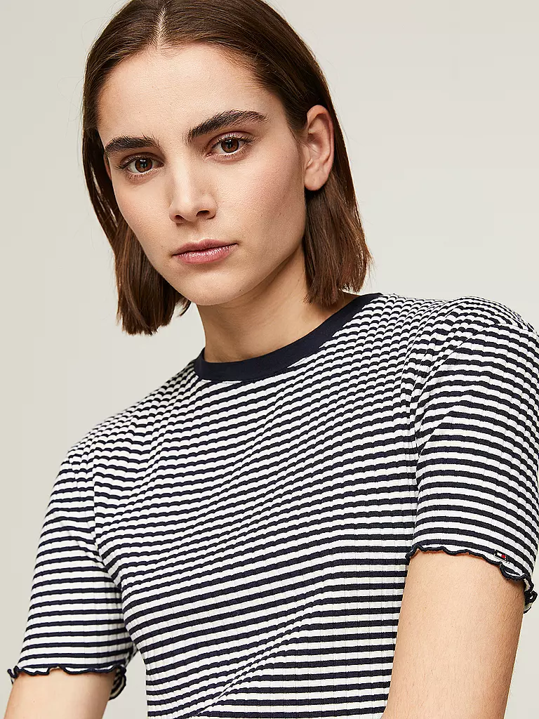TOMMY HILFIGER T-Shirt Slim Fit dunkelblau