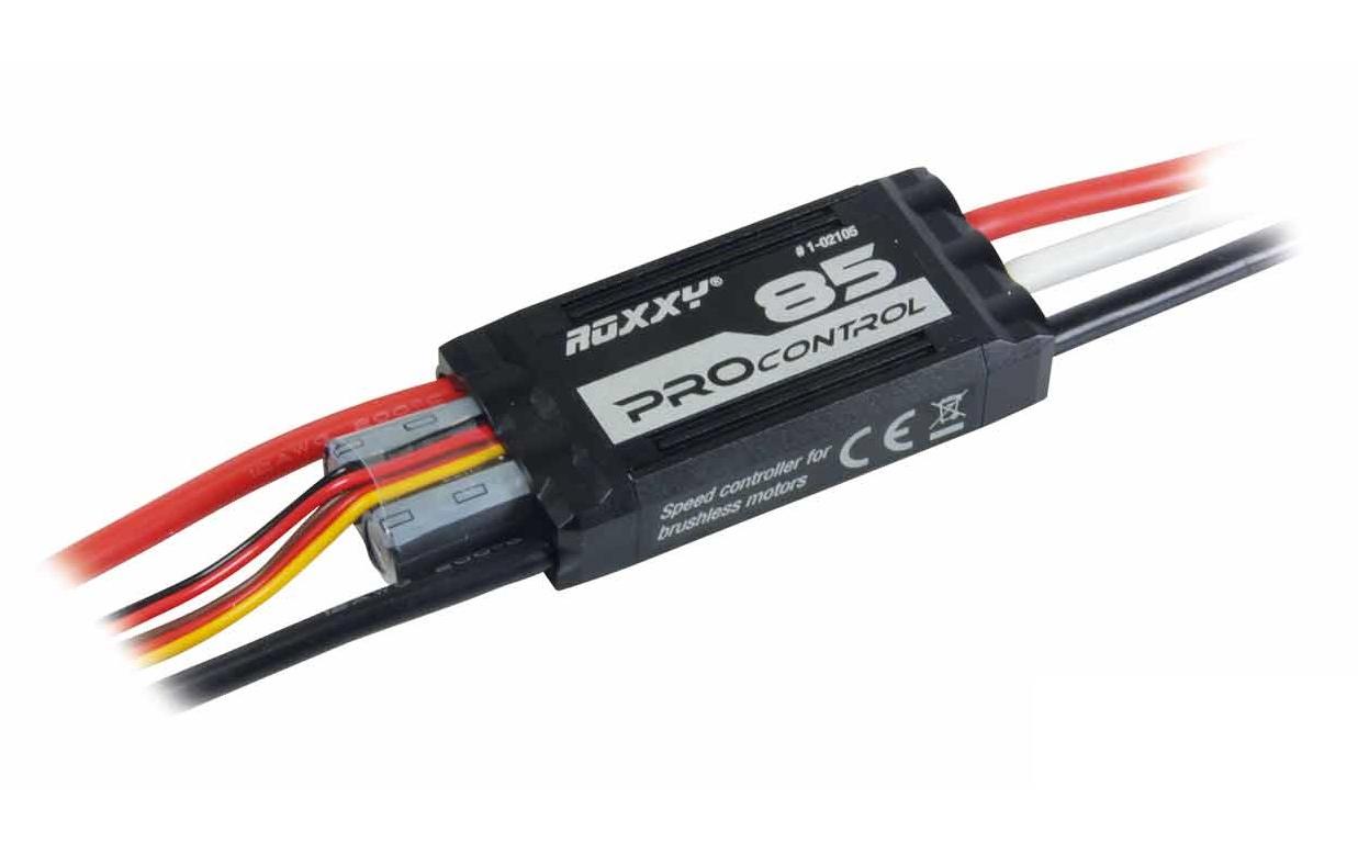 Brushless Regler PROcontrol 85A, 8A S-BEC<br>85 A Brushless ESC für Flugmodelle