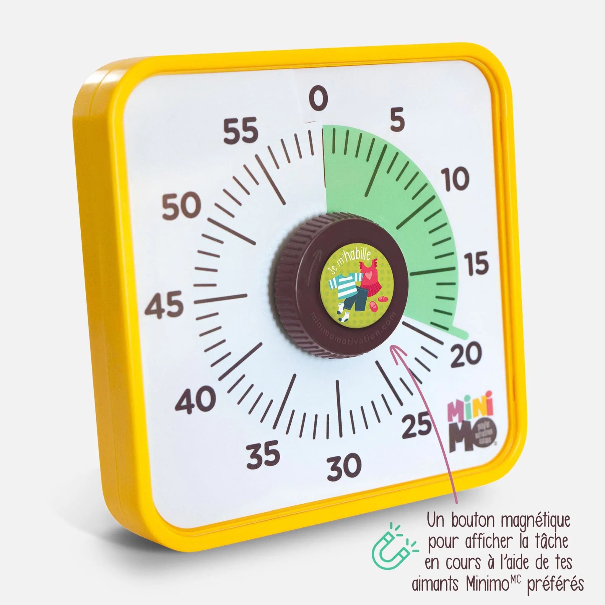 Minimo Minuteur Visuel Magnétique avec Sons