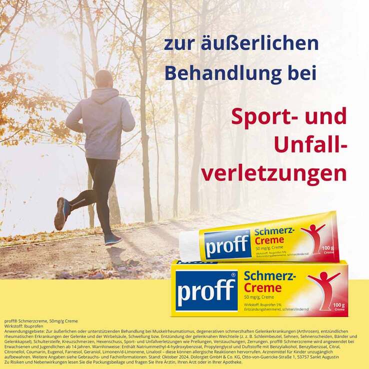 Proff Schmerzcreme 5%, 100 g