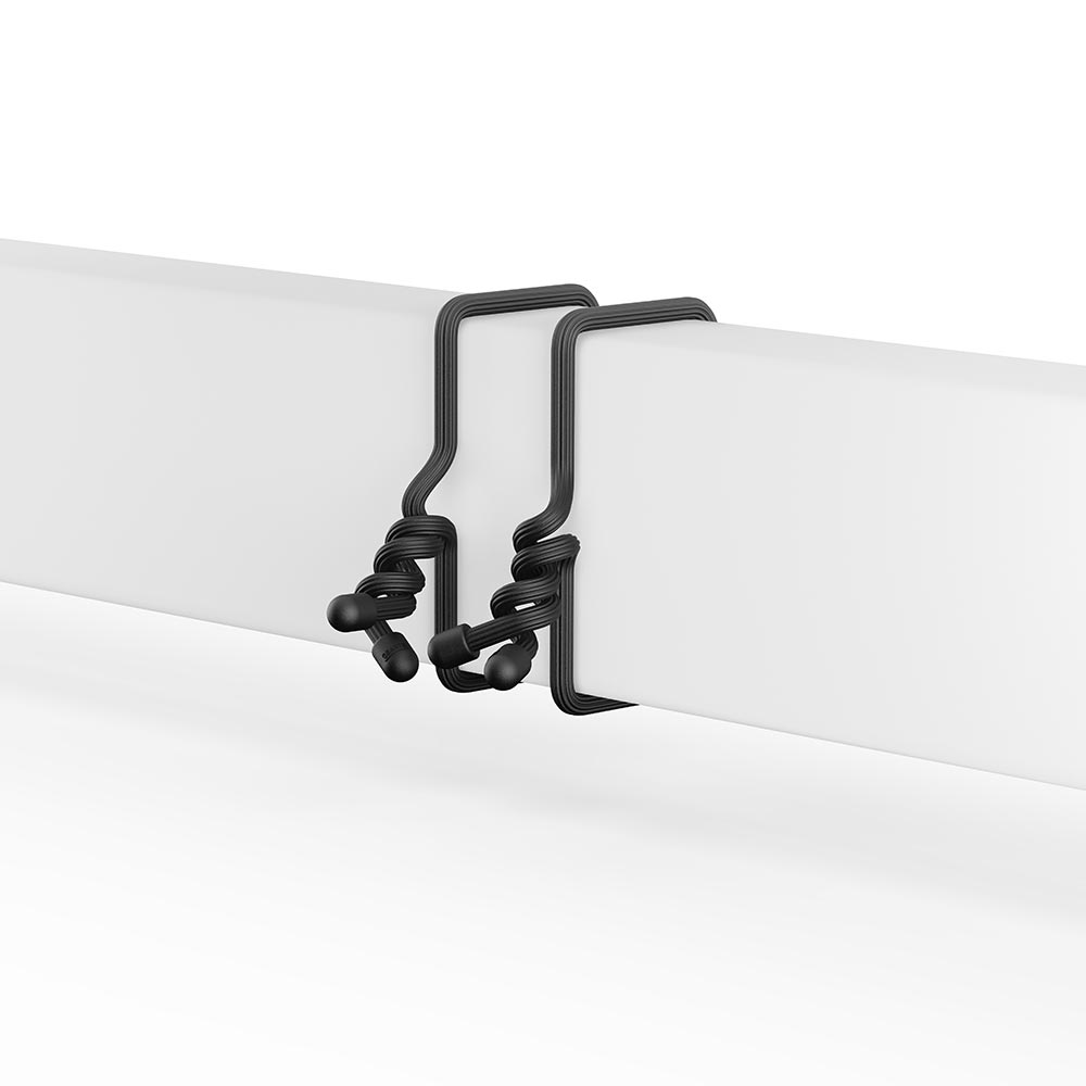 GoPro - Fixation flexible polyvalente Gumby avec attaches Gear Ties
