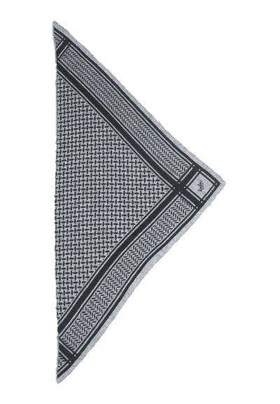 Lala Berlin  Triangle trinity classic tørklæde XS - City/middlegrey melange