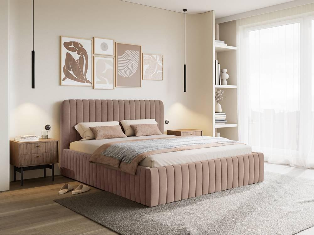 NADUVI Collection Bedframe Destro velvet met opbergruimte 160 x 200