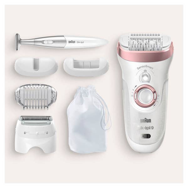 Braun Silk-épil 9 9-890 – Epilierer für Frauen für eine langanhaltende Haarentfernung