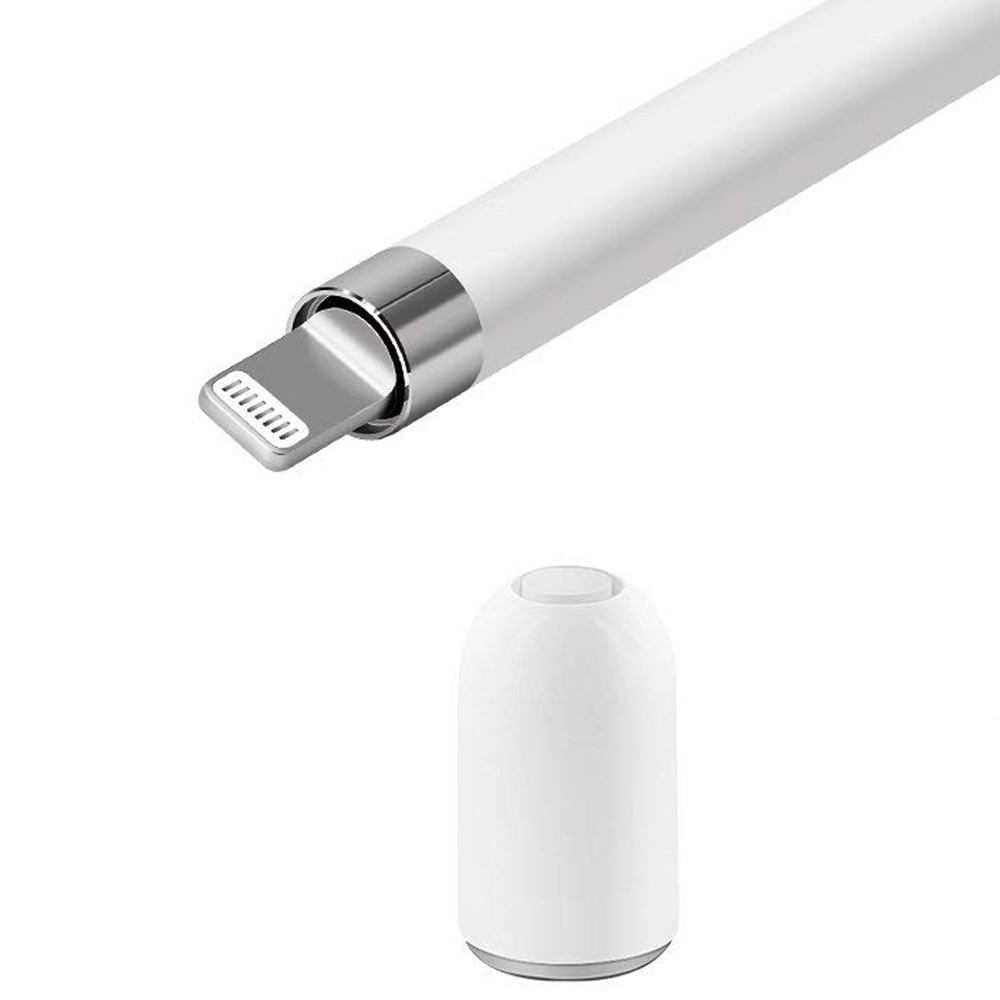 Magnetische Apple Pencil (1. Generation) Ersatz-Kappe Abdeckung Pencil Schutz - Weiss