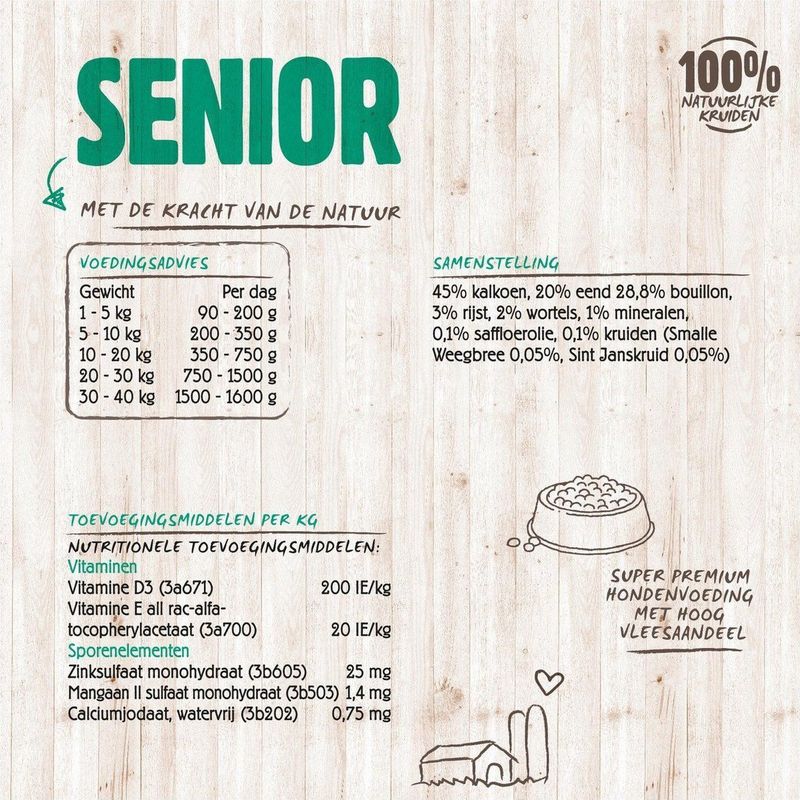 Vitalstyle - Hondenvoer Blik - Senior - 400 gr