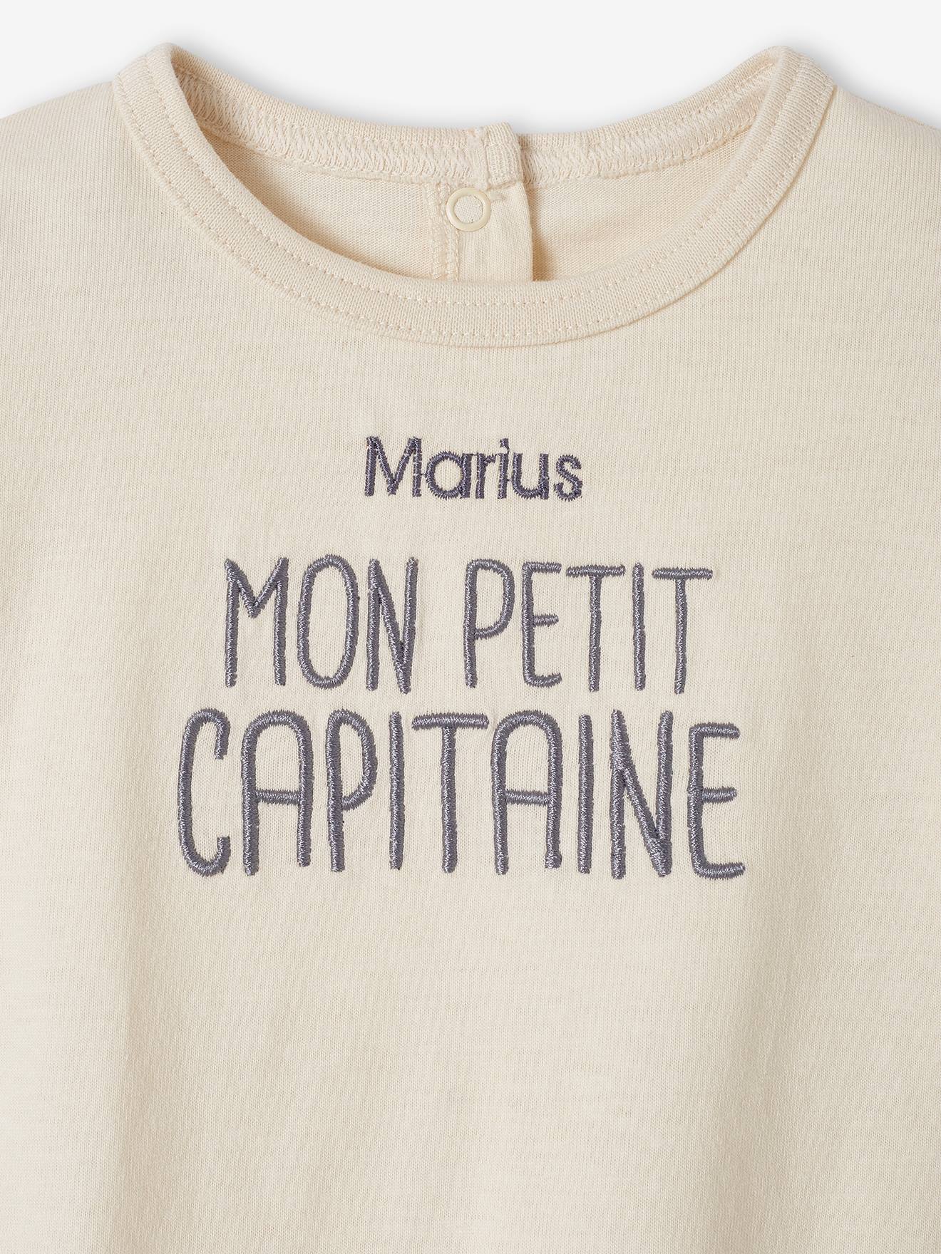 Camiseta infantil personalizável na cor verde-água